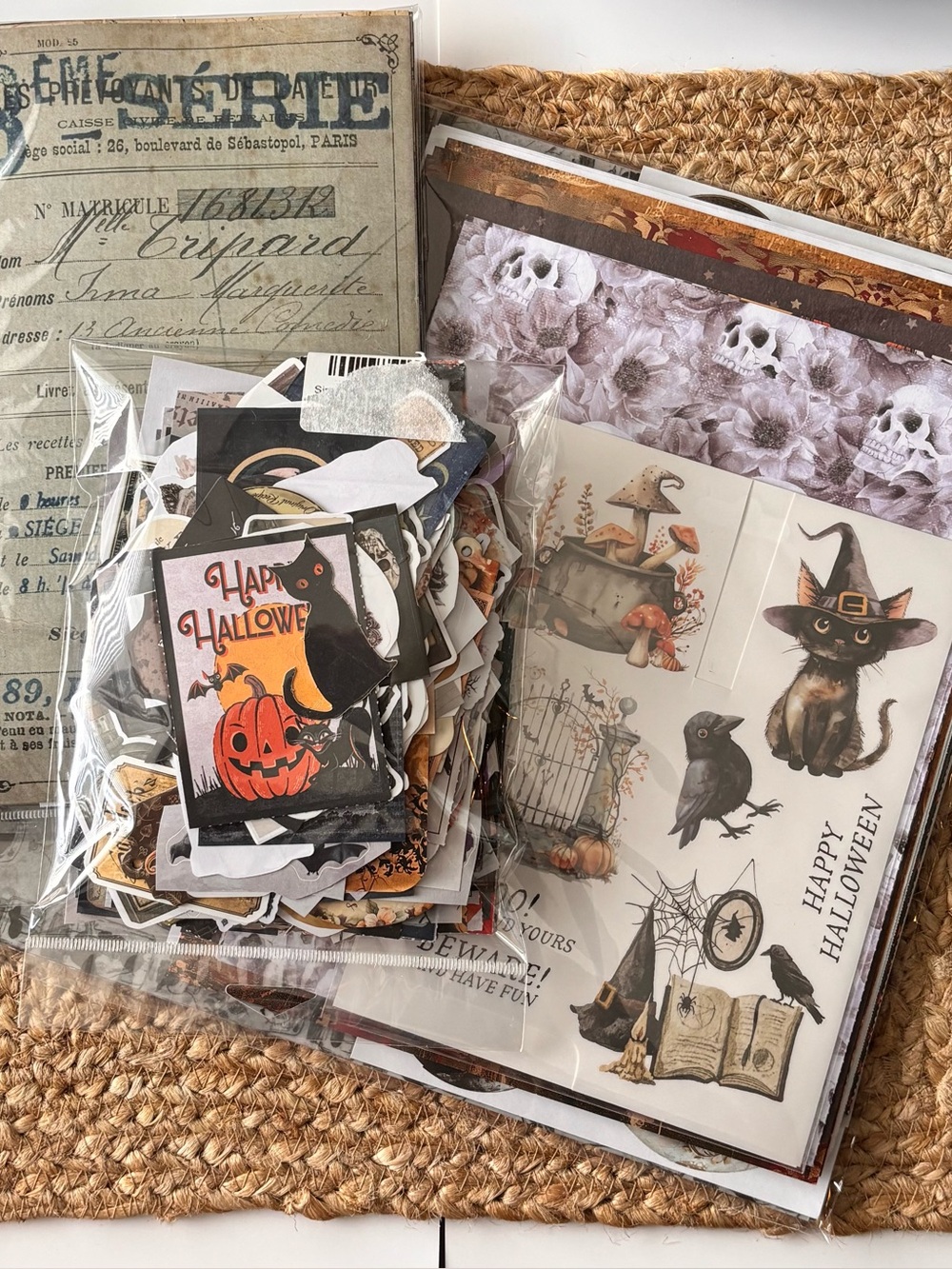Halloween Large Craft and Ephemera Bundle